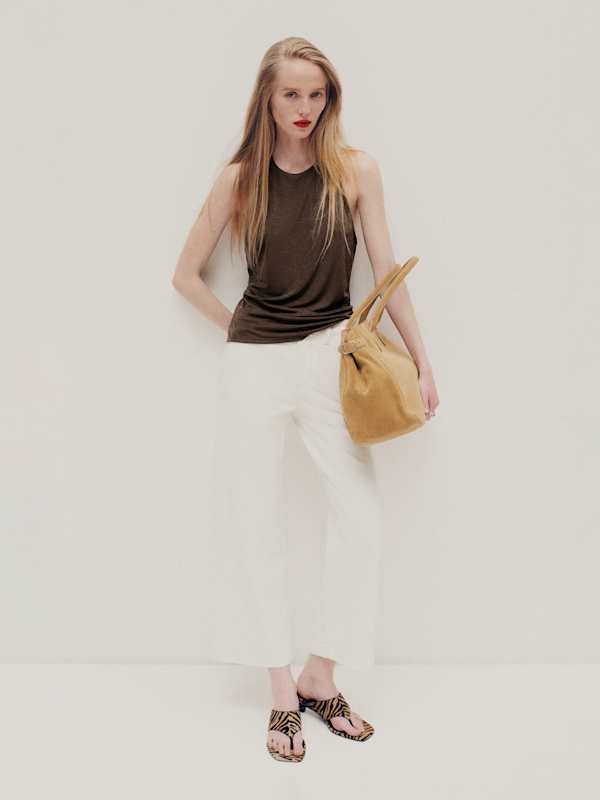 Top en maille Hugo - Marron