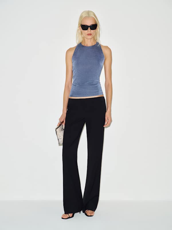 Hugo Knit Top - Deep Ocean