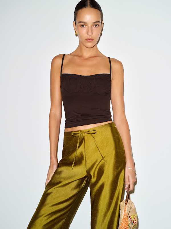 Top en maille Neela - Brun