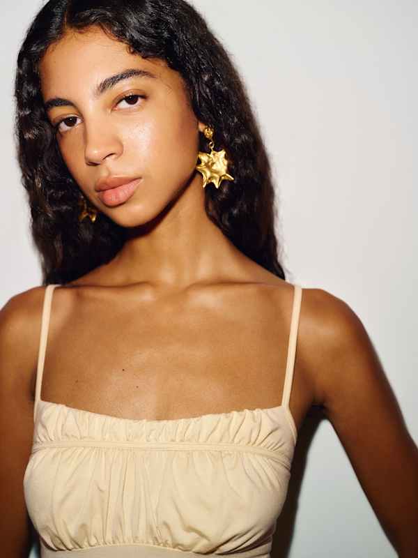 Neela Knit Top - Parmesan