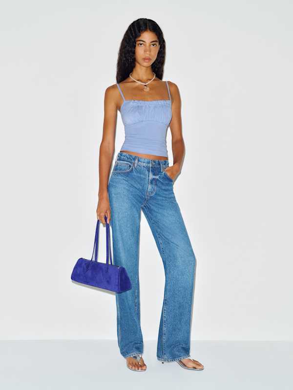 Neela Knit Top - Skyline