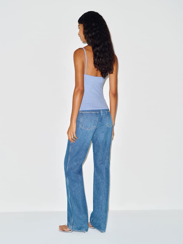 Neela Knit Top - Skyline