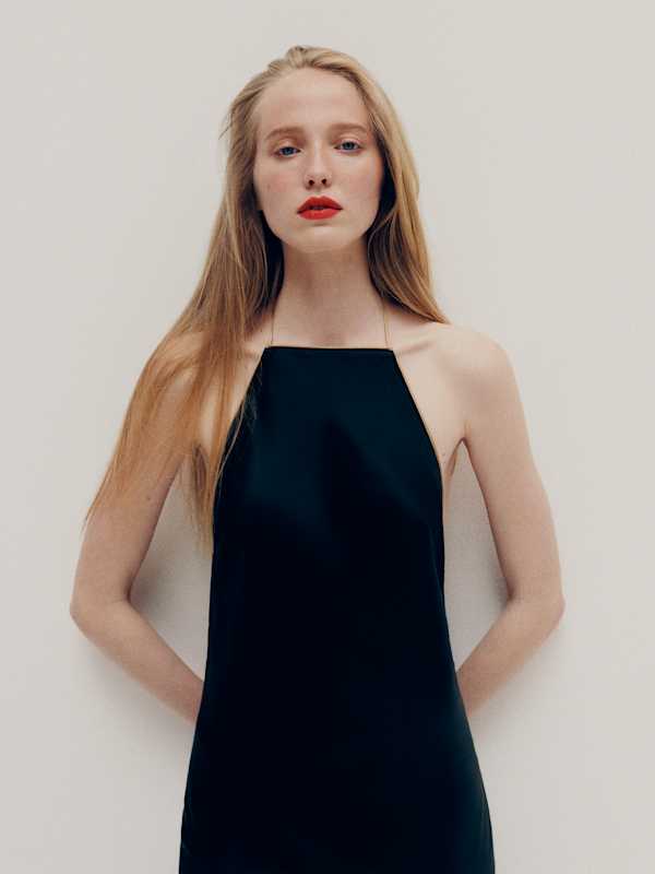 Maripaz Silk Dress - Black