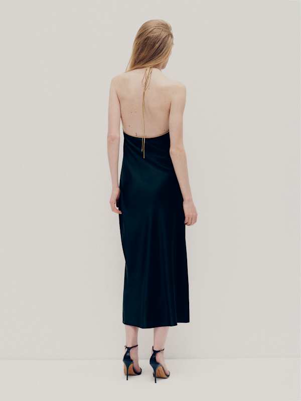 Maripaz Silk Dress - Black