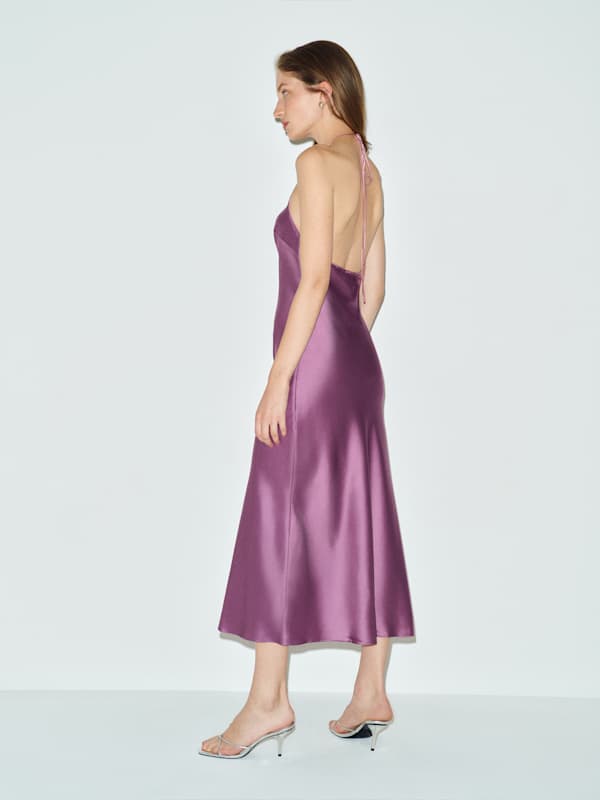 Maripaz Silk Dress - Verbena