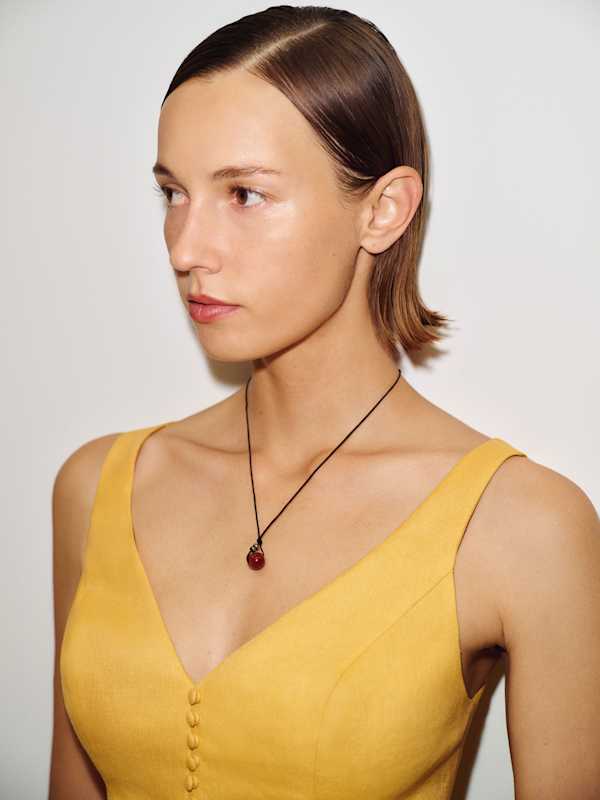 Flicka Linen Top - Maize