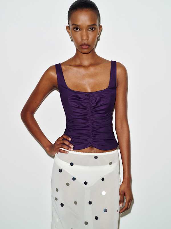 Thistle Top - Raisin