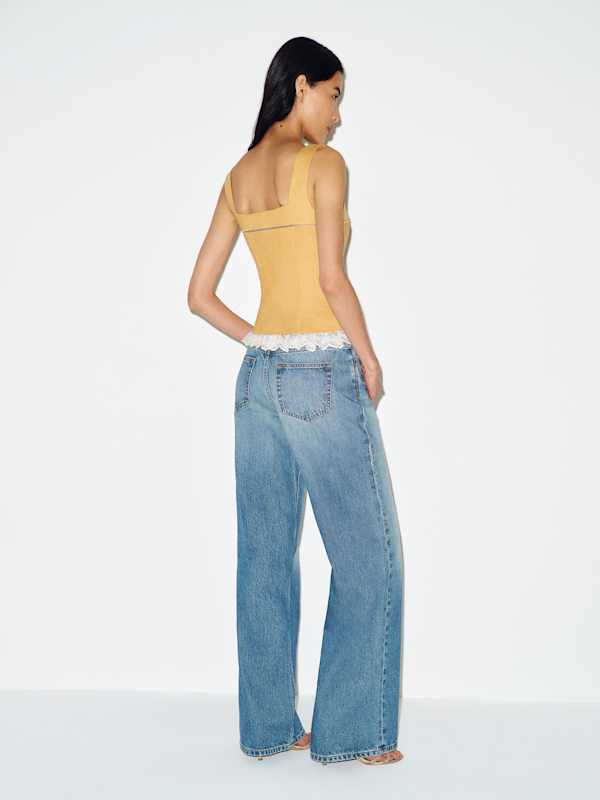 Nanette Linen Top - Tuscan Sun