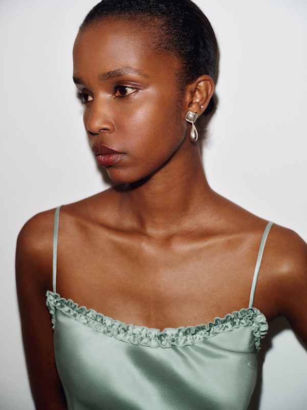 Kristen Silk Top - Celadon