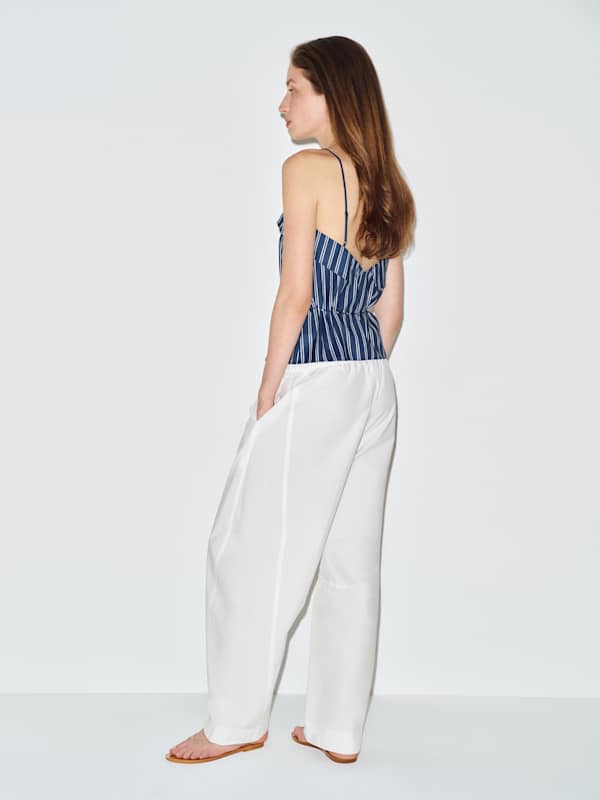 Agusta Top - French Blue Stripe