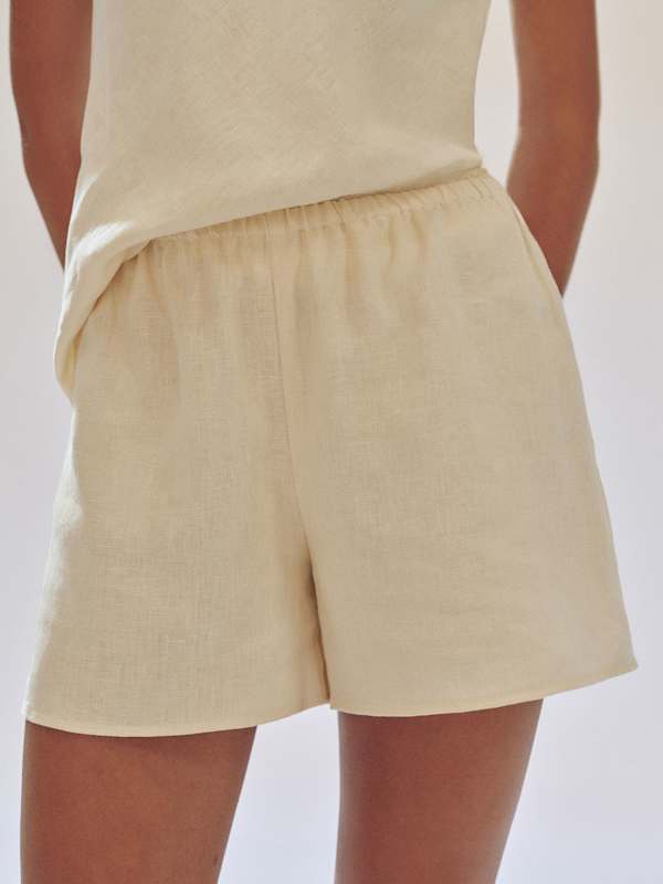 Enzo Linen Two Piece - Sugar