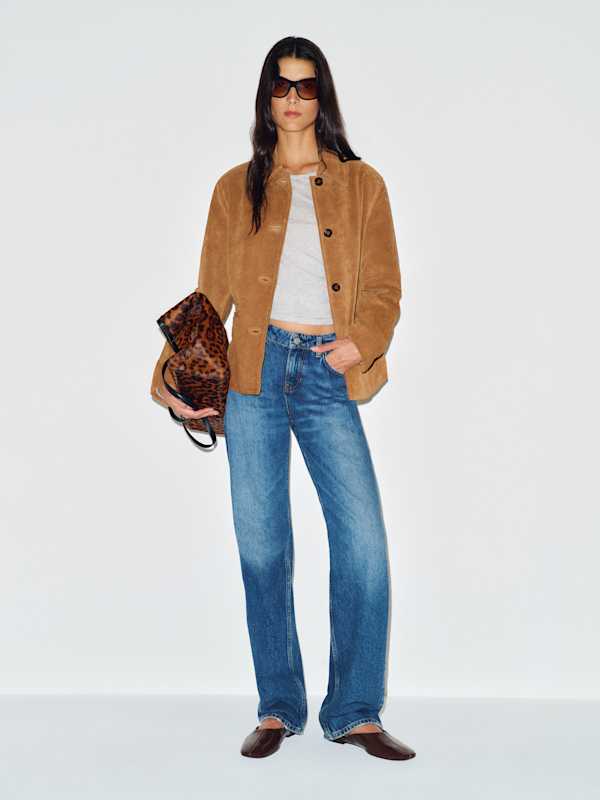 Veda Remi Jacket - Caramel Suede