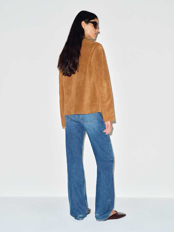 Veda Remi Jacket - Caramel Suede