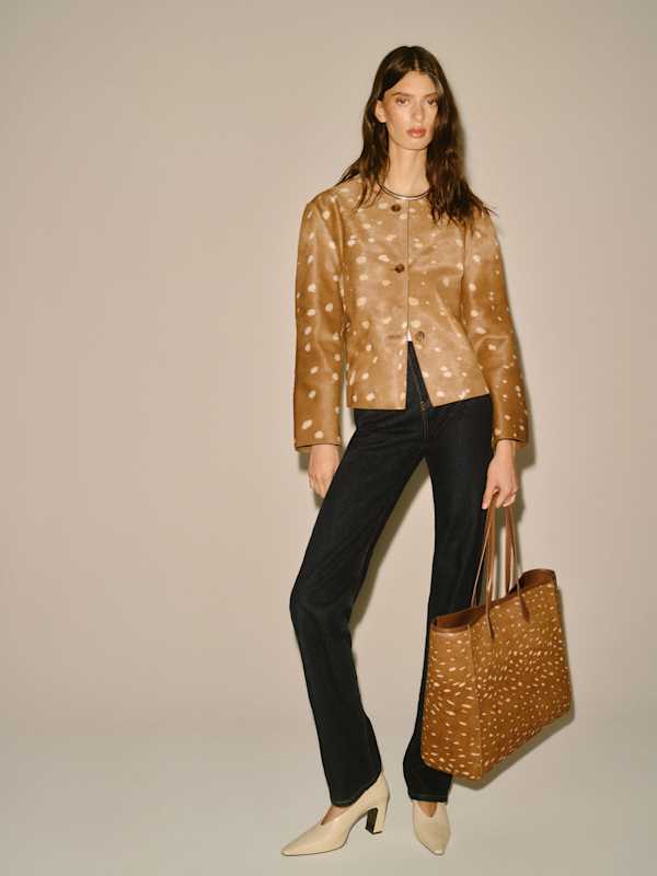 Veda Miller Jacket - Bambi Haircalf
