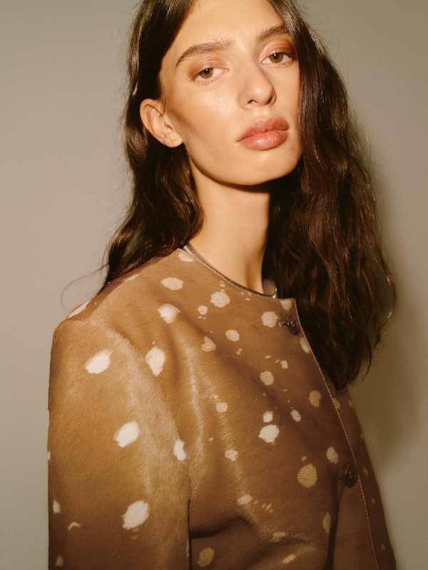 Veda Miller Jacket - Bambi Haircalf