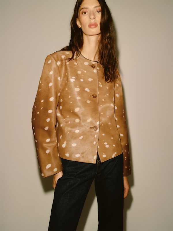 Veda Miller Jacket - Bambi Haircalf