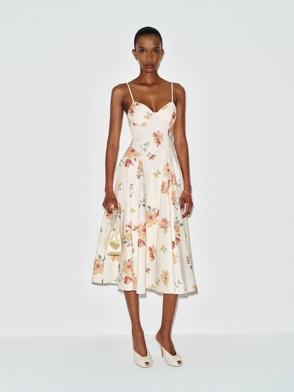 Tayah Dress - Climbing Rose