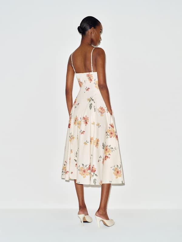 Tayah Dress - Climbing Rose