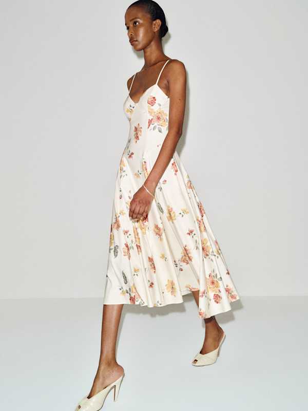 Tayah Dress - Climbing Rose