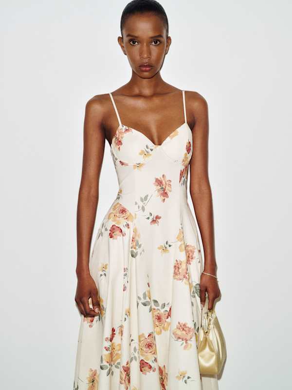 Tayah Dress - Climbing Rose