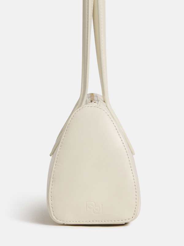 Sofia East West Shoulder Bag - Macadamia Leather