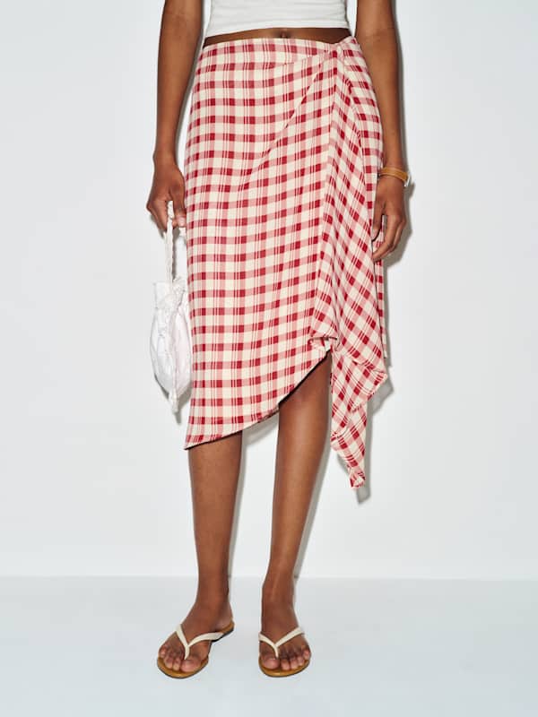Cece Skirt - Sangre Check