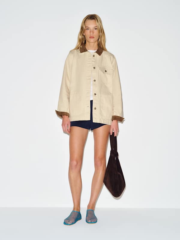 Patagonia W's Point Reyes Canvas Coat - Undyed Natural