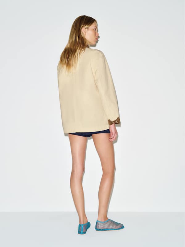 Patagonia W's Point Reyes Canvas Coat - Undyed Natural