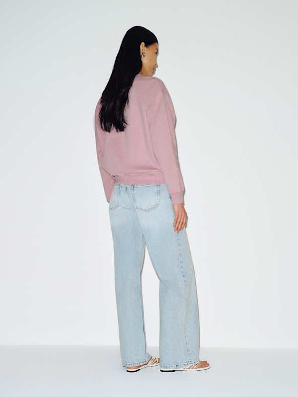 Patagonia W's '95 Oval Logo Daily Crew - Quiet Violet