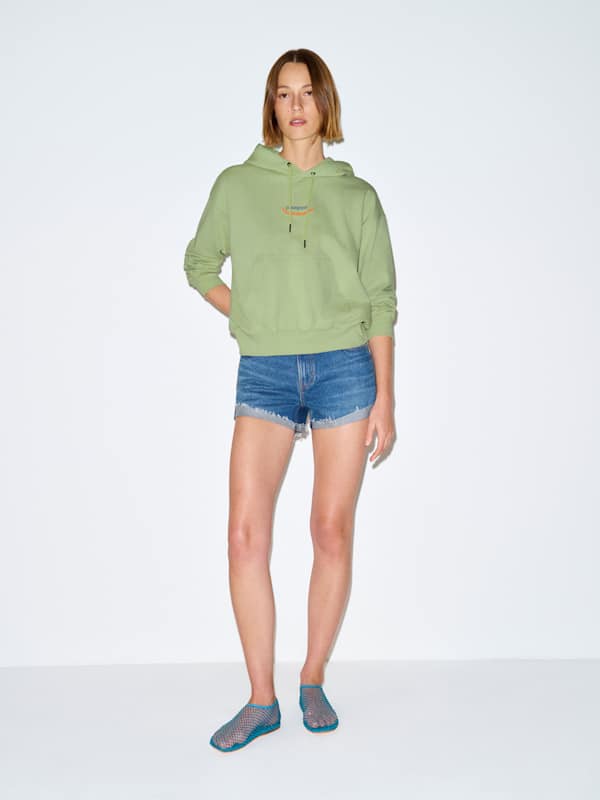 Patagonia W's '95 Oval Logo Daily Hoody - Lichen Green