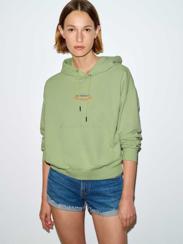 Patagonia W's '95 Oval Logo Daily Hoody - Lichen Green