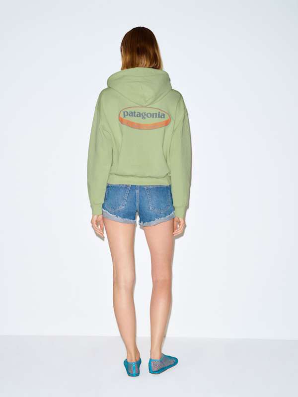 Patagonia W's '95 Oval Logo Daily Hoody - Lichen Green