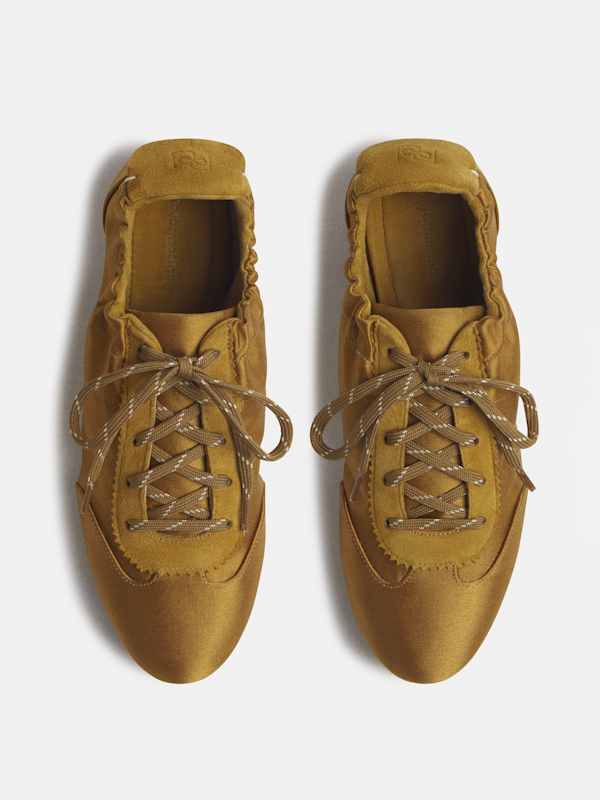 Terra Scrunch Sneaker - Olive Textile
