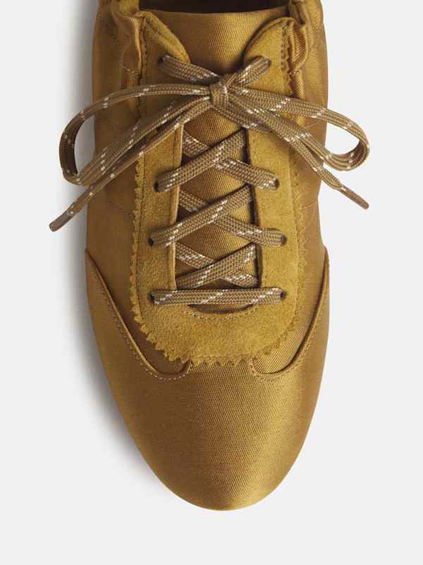 Terra Scrunch Sneaker - Olive Textile