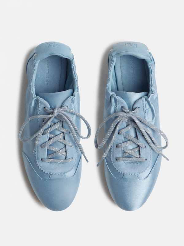 Terra Scrunch Sneaker - Steel Blue Textile