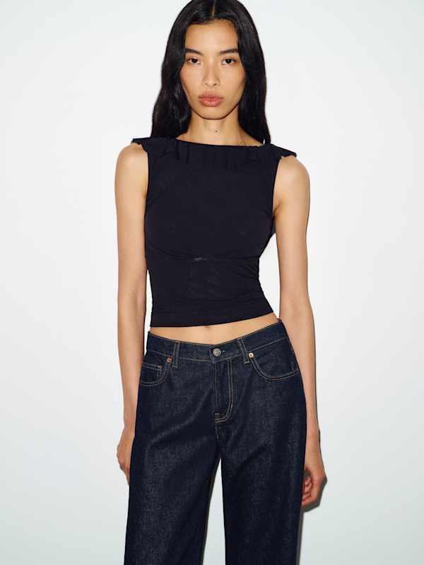 Georgianna Knit Top - Black