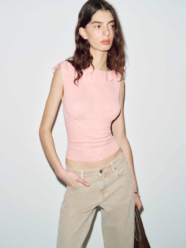 Georgianna Knit Top - Pink