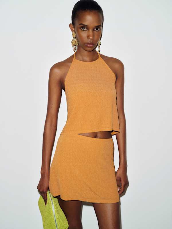 Nina Knit Two Piece - Marmalade
