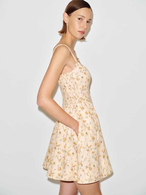 Birdie Linen Mini Dress - Julius