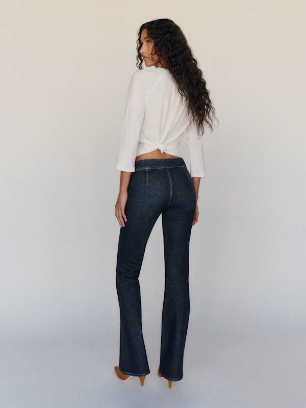 Elly Stretch Low Rise Bootcut Jeans - Ariel