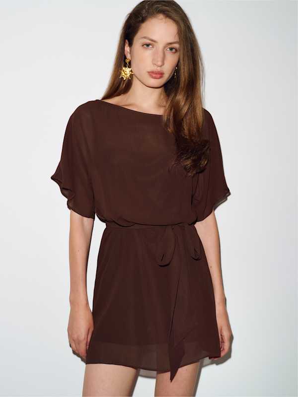 Adelmo Dress - Cafe