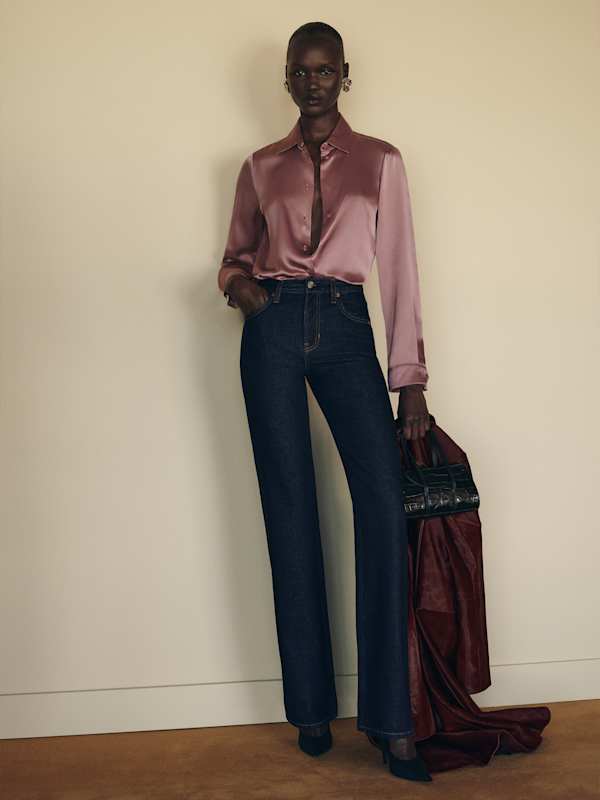 Loli High Rise Bootcut Jeans - Ondine