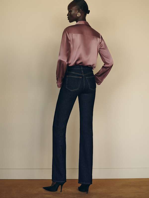 Loli High Rise Bootcut Jeans - Ondine