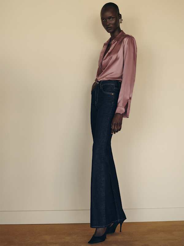 Loli High Rise Bootcut Jeans - Ondine
