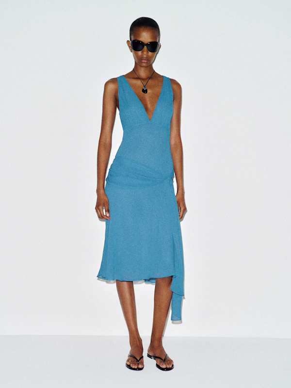 Vera-Lilly Dress - Cerulean