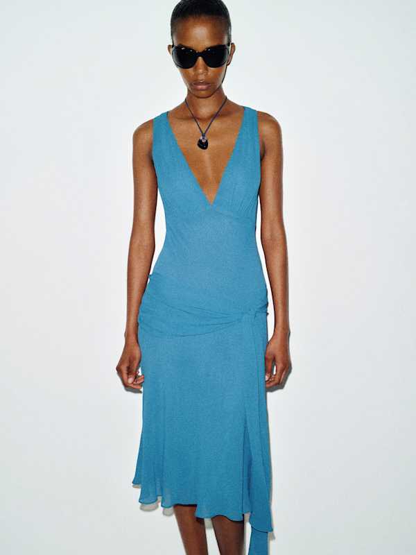 Vera-Lilly Dress - Cerulean