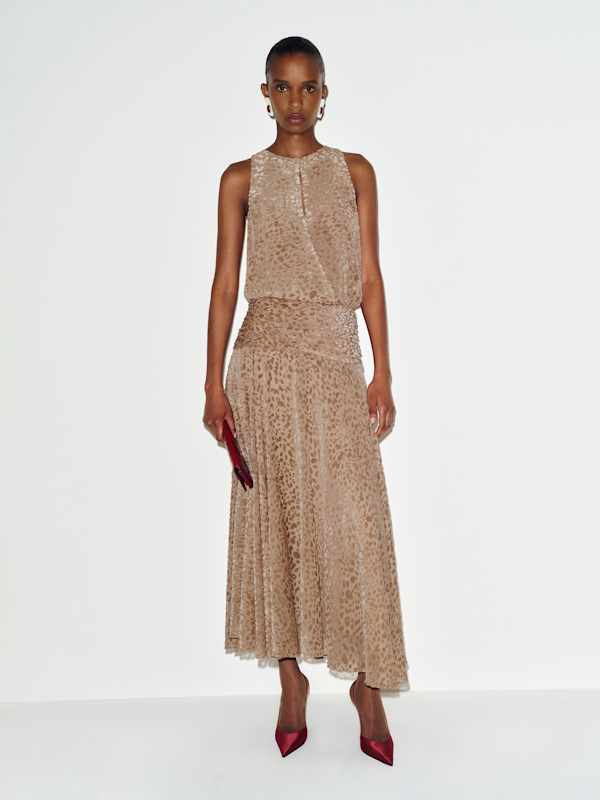 Daisy-Kate Dress - Cheetah Burnout
