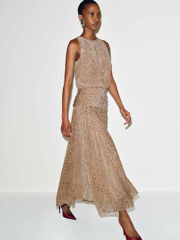 Daisy-Kate Dress - Cheetah Burnout