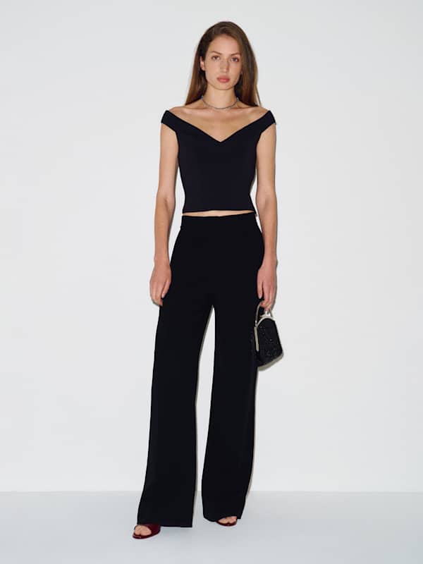 Devi Knit Top - Black