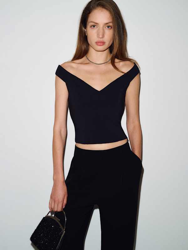 Devi Knit Top - Black
